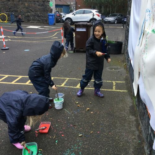 Jackson Pollock Inspired Art